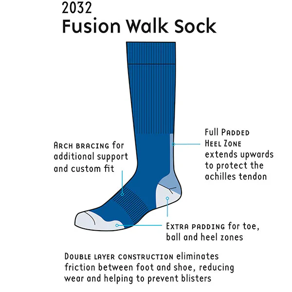 **Clearance** 1000 Mile Fusion Merino Wool Double Layer Walking Sock - Image 3