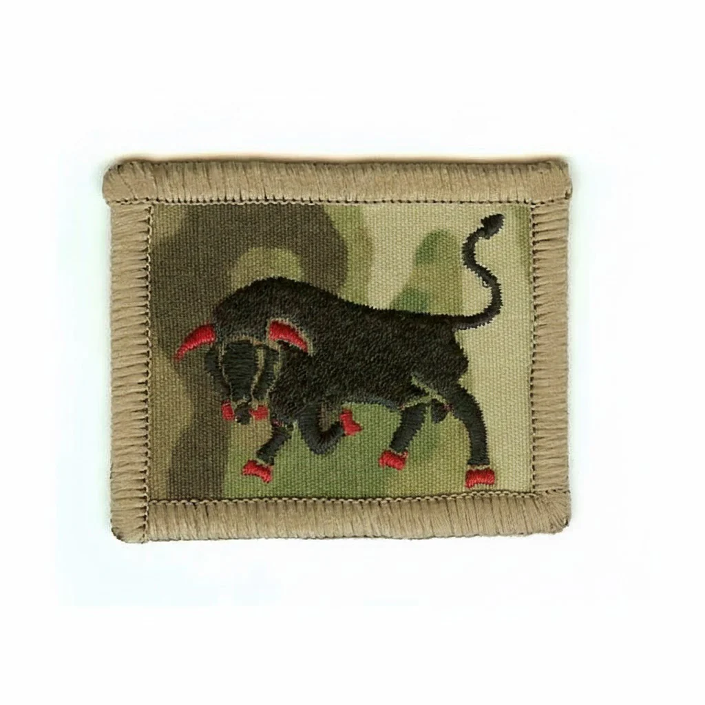 11th Infantry Brigade TRF Patch – Black on Multicam® (Hook & Loop)