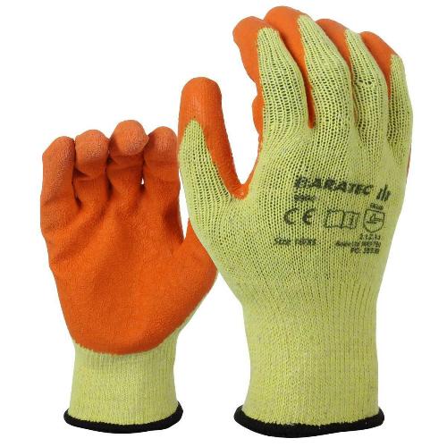 12 x Baratec Protective Latex Gripper Glove - Wet & Dry Conditions - Image 3