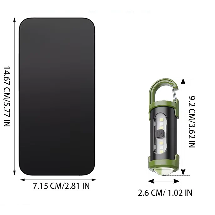 4-Pack USB Rechargeable LED Lantern Set – Ultra-Bright - Image 3
