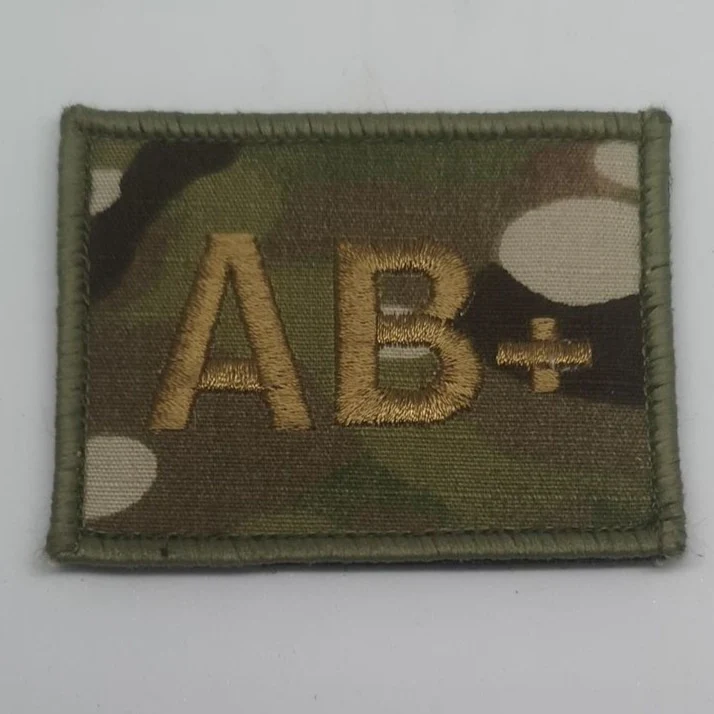 AB+ Military Blood Group Patch Multicam®