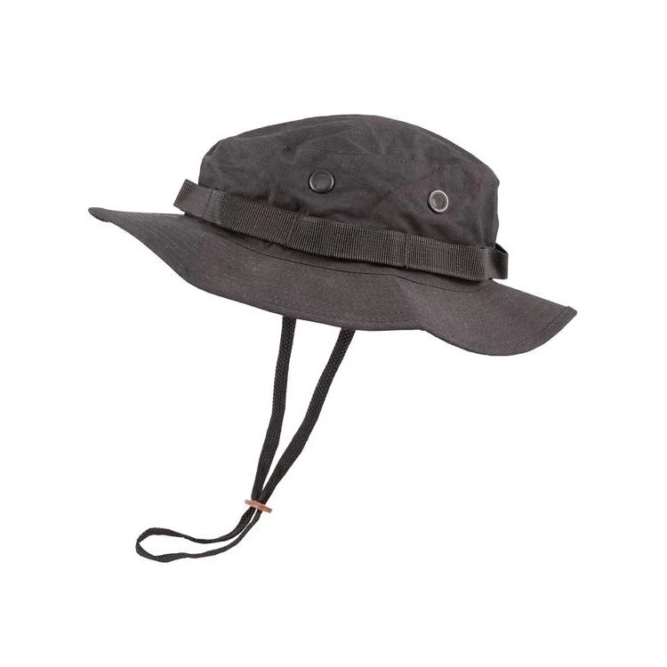 Boonie Hat - US Style Jungle Hat - Black