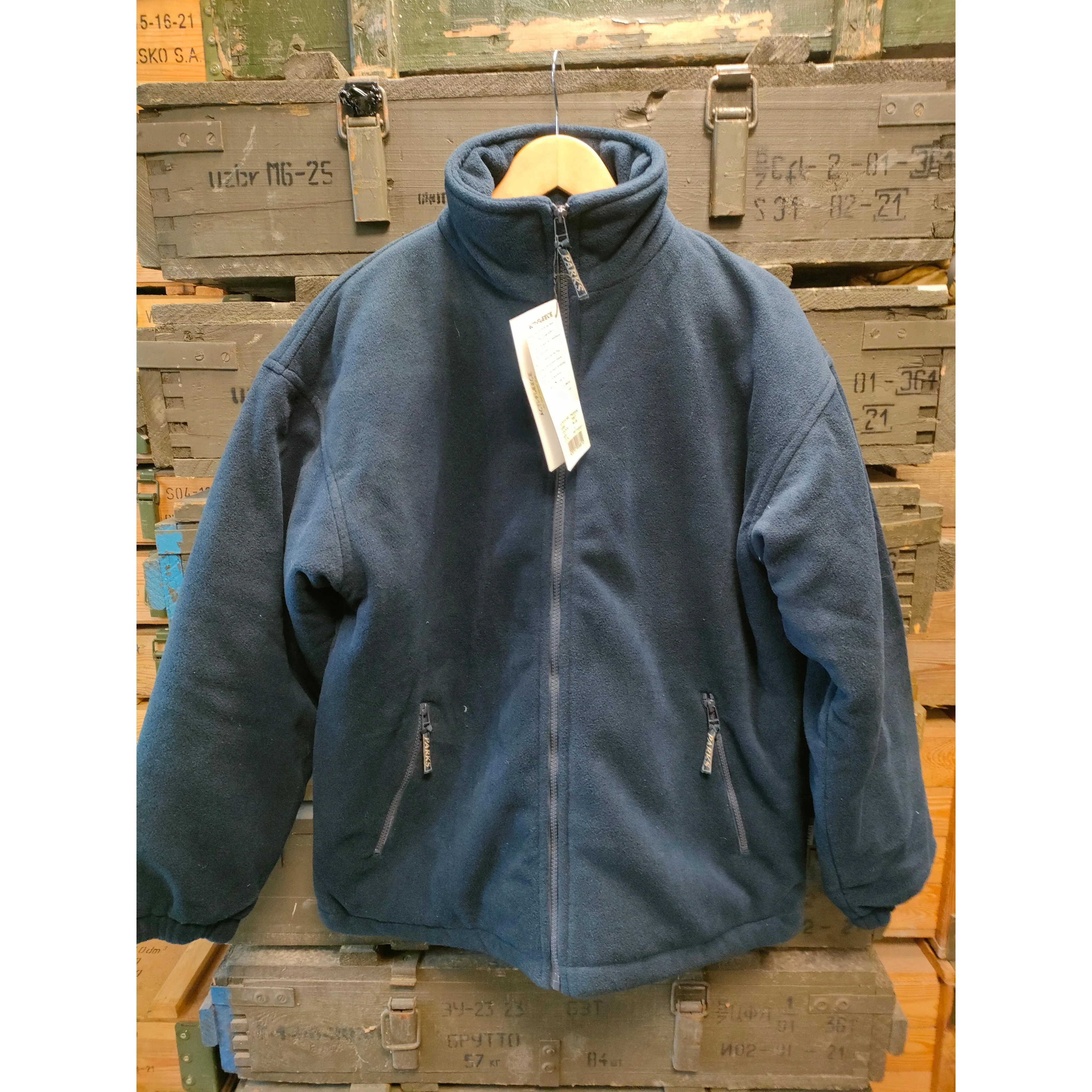 Blue Fleece Jacket - Large - Image 2
