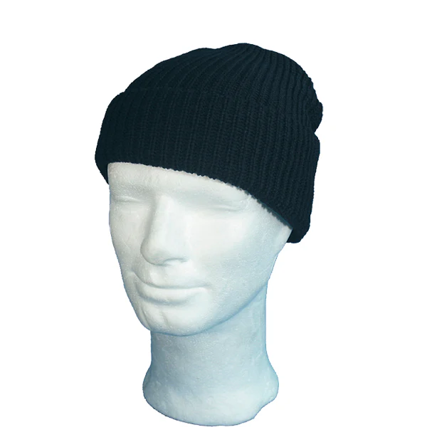 Classic Acrylic Watch Cap – Black (New)
