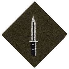 Class 1 Qualification Badge – Brown/Gold on Khaki (Sew-On)
