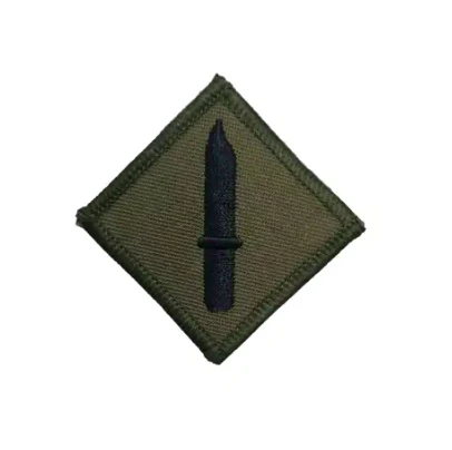 Class 1 Qualification Badge – Subdued Black on Green (Sew-On)