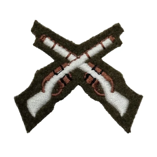 British Army Skill at Arms (Marksman) Qualification Badge – Full Colour Sew-On