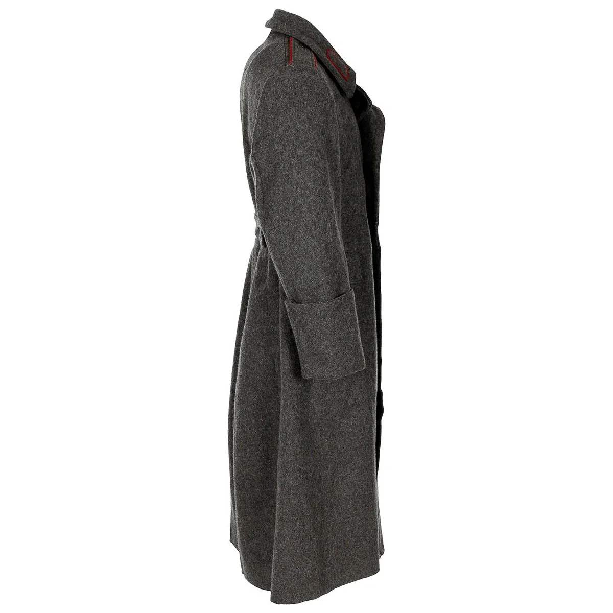 Bulgarian Army Wool Vintage Greatcoat - Image 3