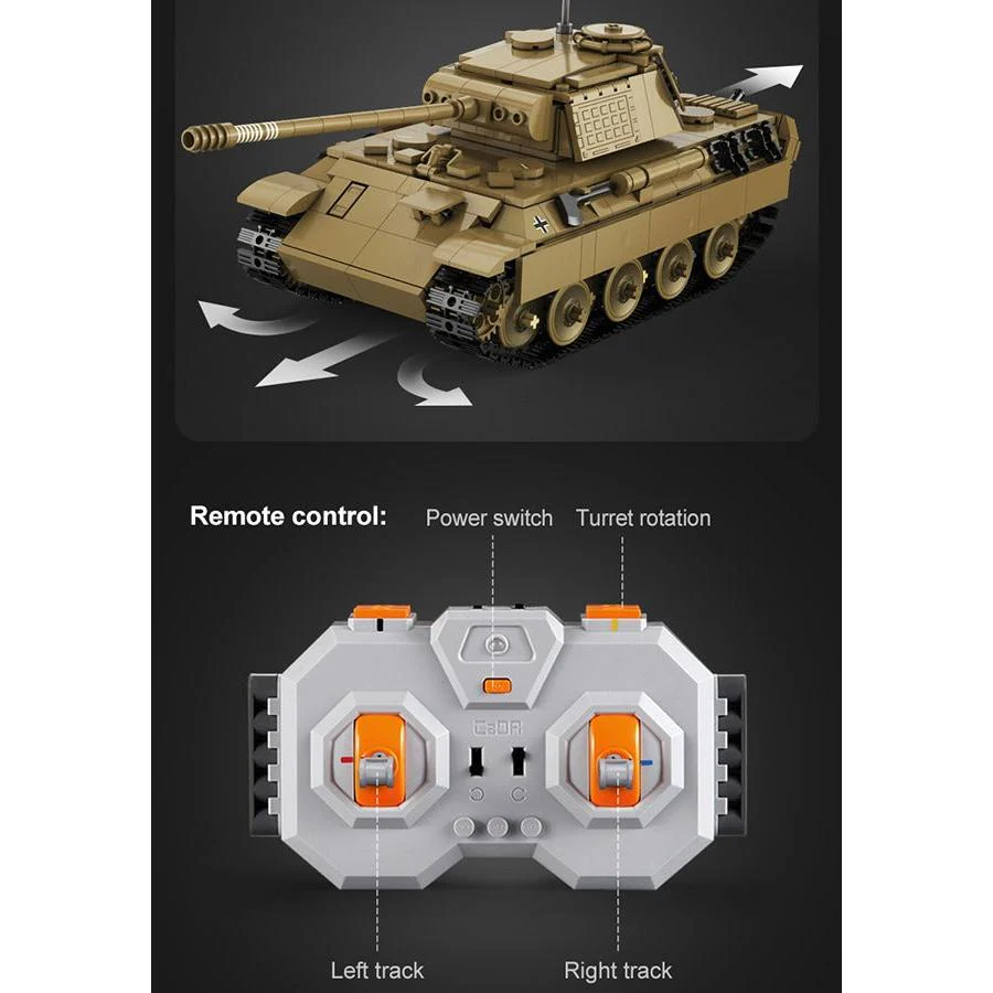 C61073W - Panther Tank Remote Control / Blocks - Image 3