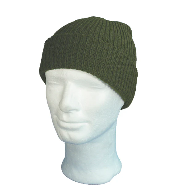 Classic Acrylic Watch Cap – Olive Green (New)