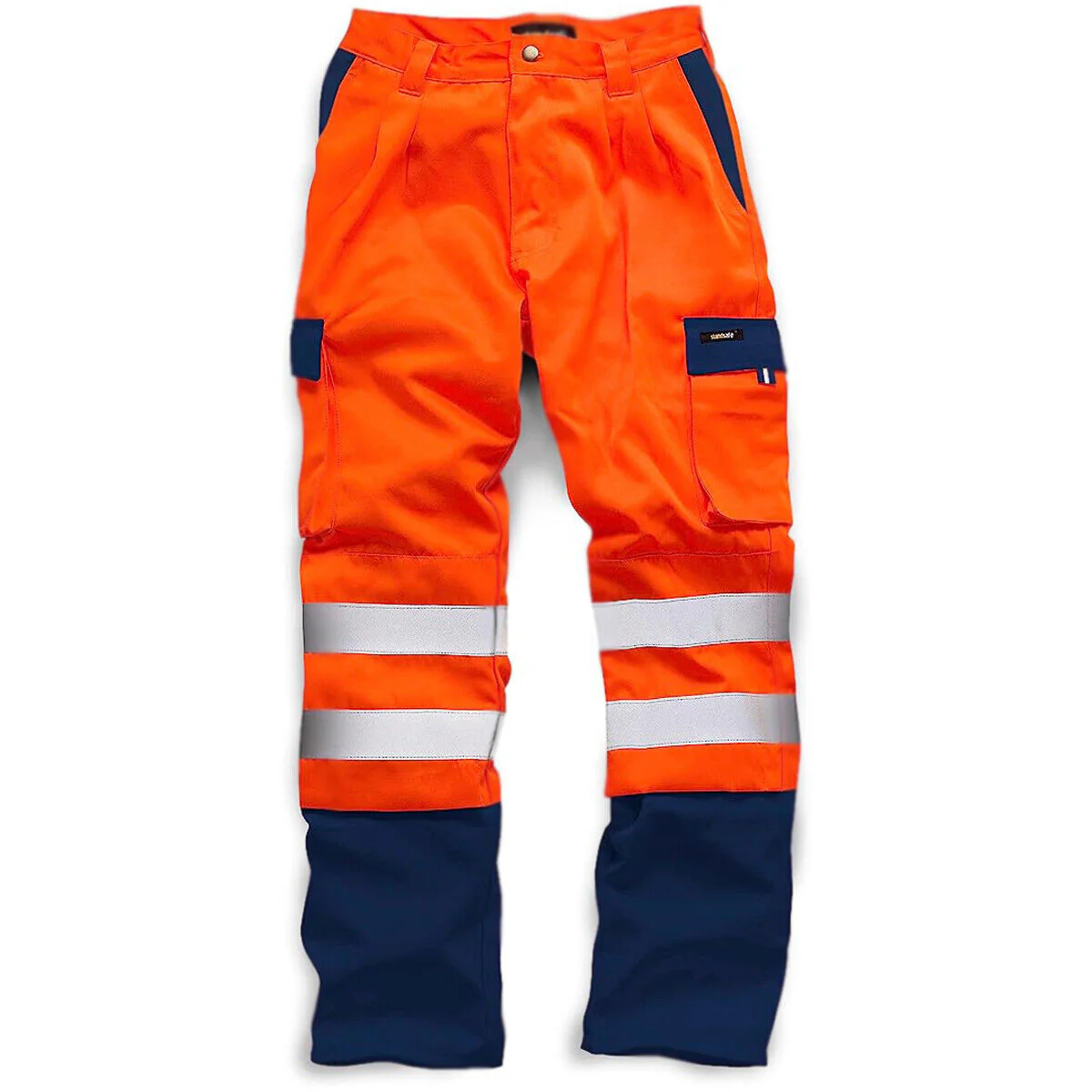 Mens Hi Vis Polycotton Safety Work Trousers - HV039 - Image 3