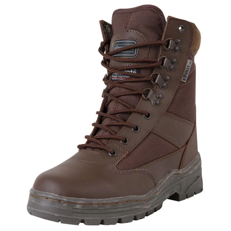 Half Leather Half Nylon Patrol Boots - Image 5