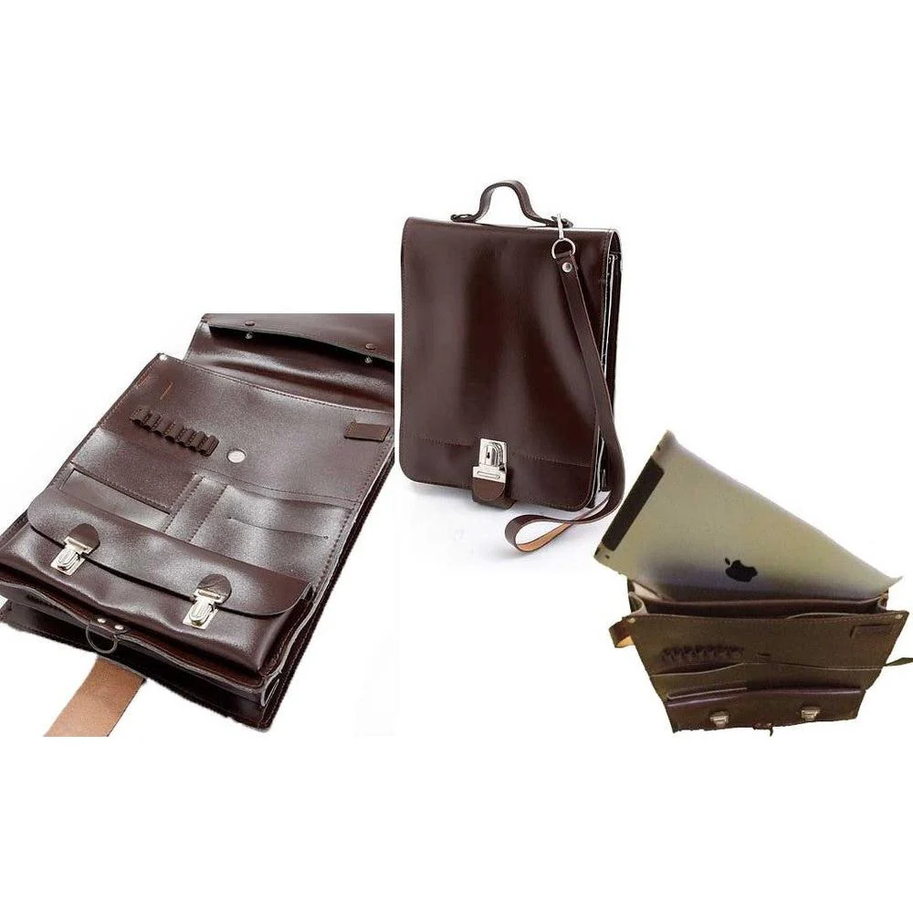 Genuine Czech Army Leather Dispatch Bag – Grade A Surplus - Image 3