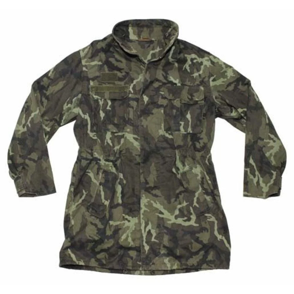 Genuine Czech Army M95 Camo Cotton Parka | Vintage Military Surplus