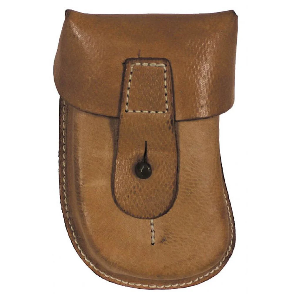 Czech Army Scorpion Leather Pouch – Genuine Full Grain Leather