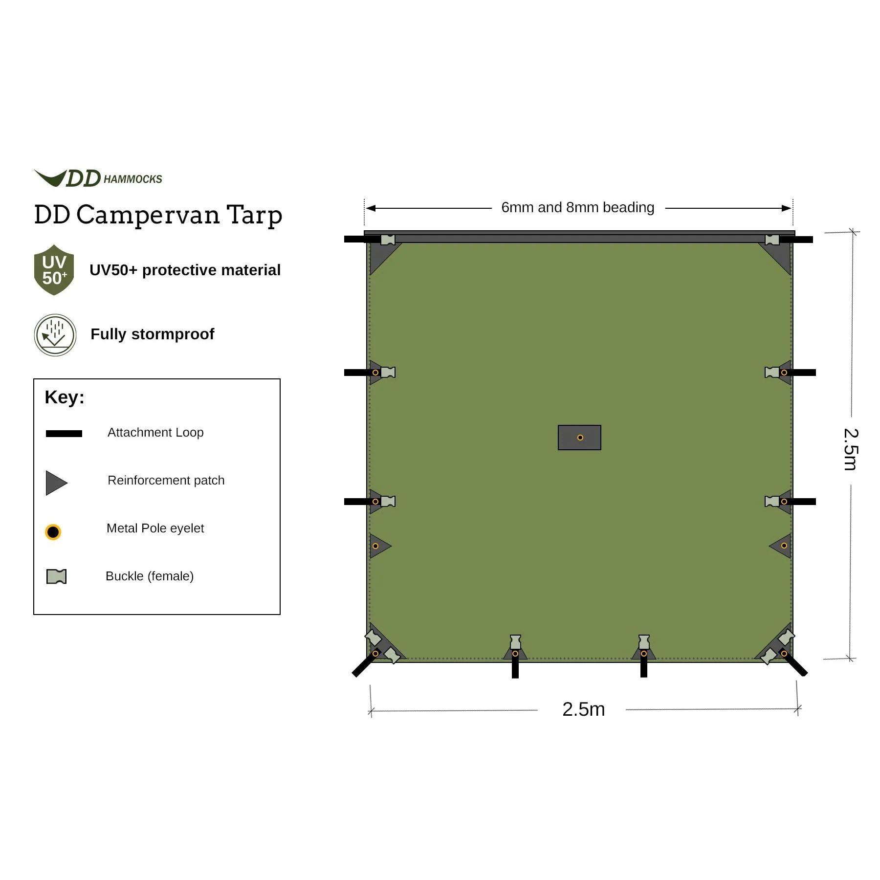 DD Hammocks Campervan Tarp - Image 2