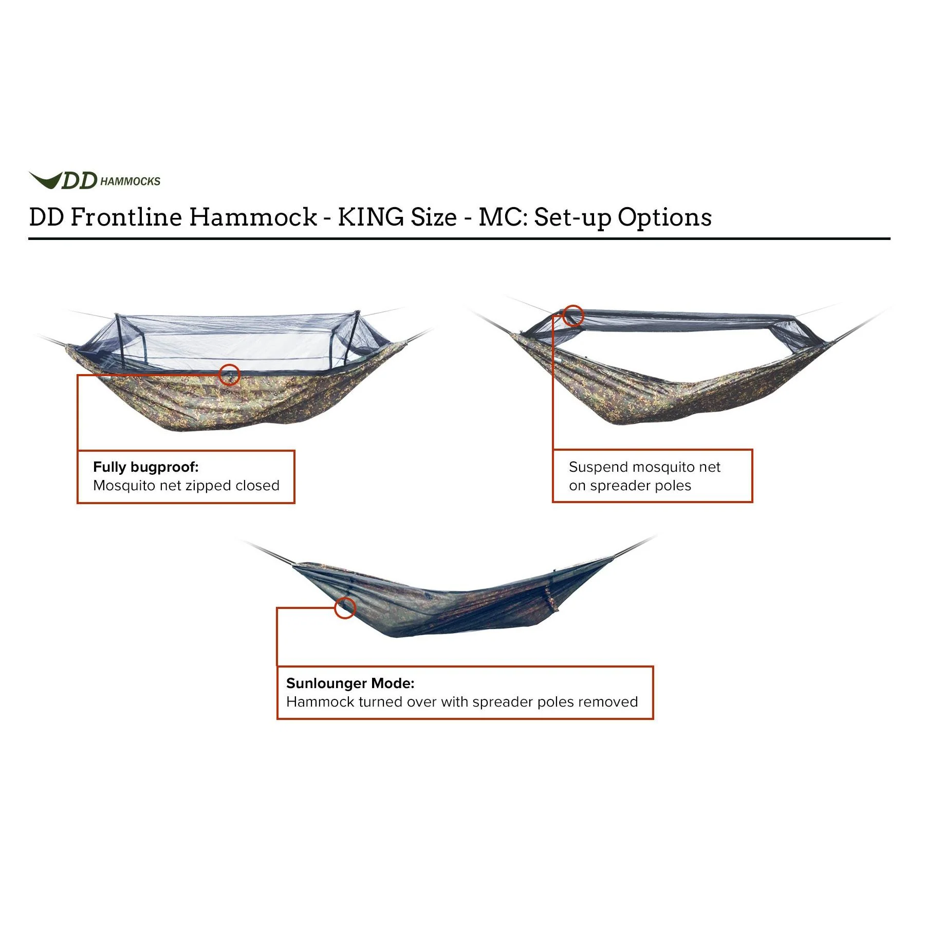 DD Hammocks Frontline King Size Hammock MC - Image 3