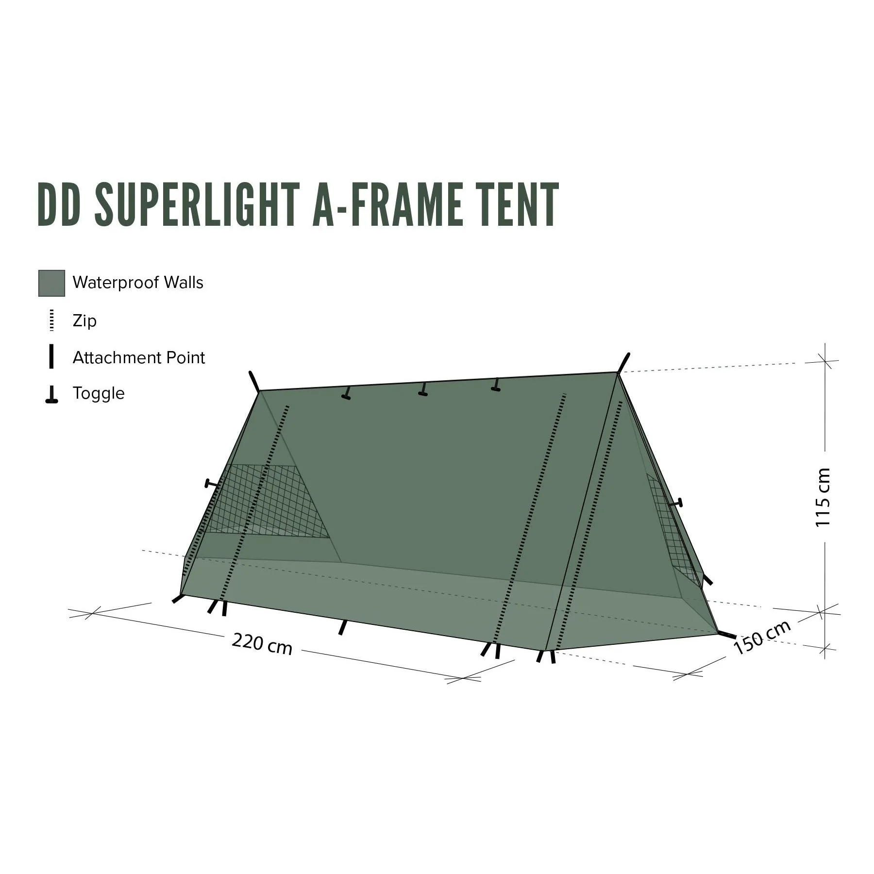 DD SuperLight - A-Frame Tent - Image 5