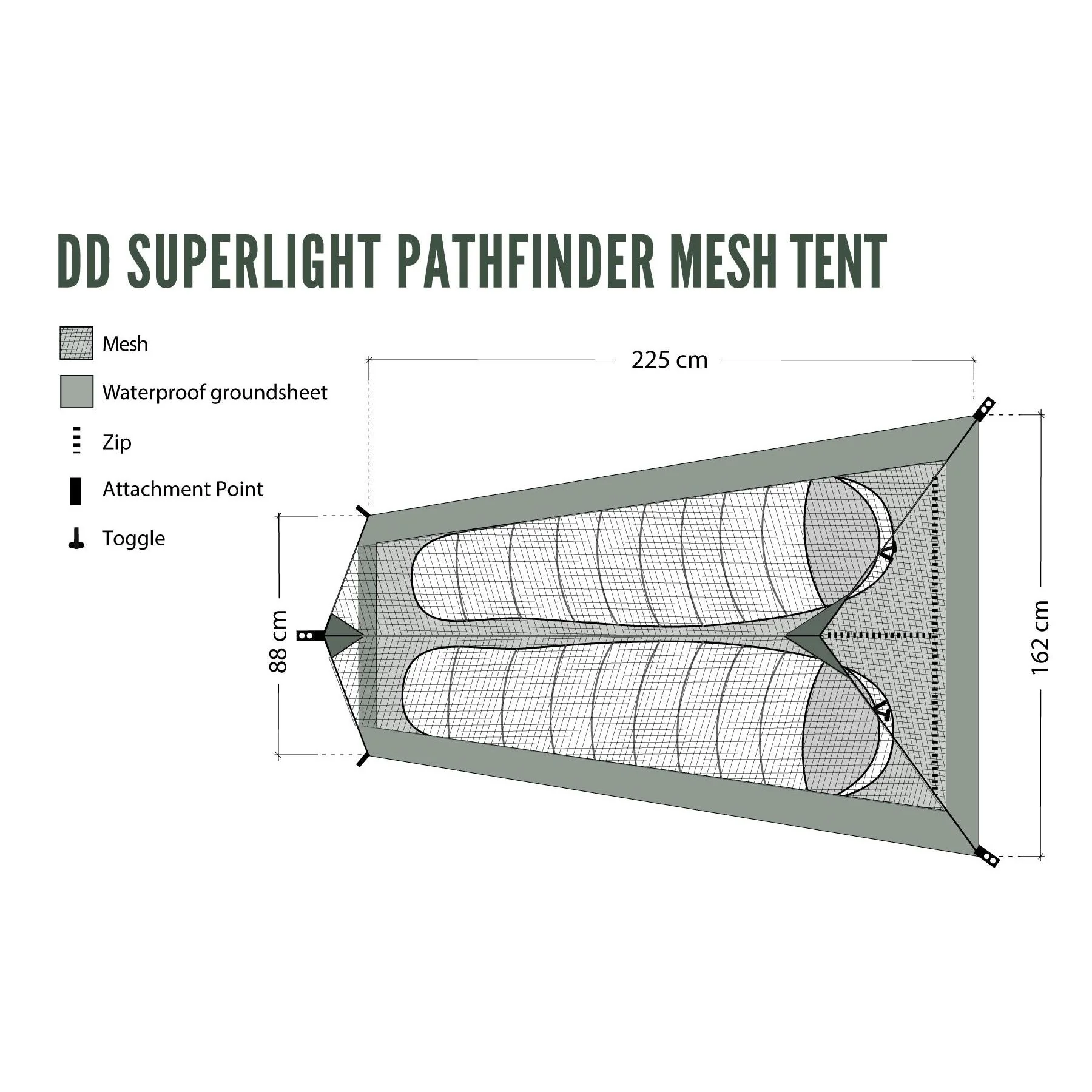 DD SuperLight - Pathfinder - Mesh Tent - Image 3