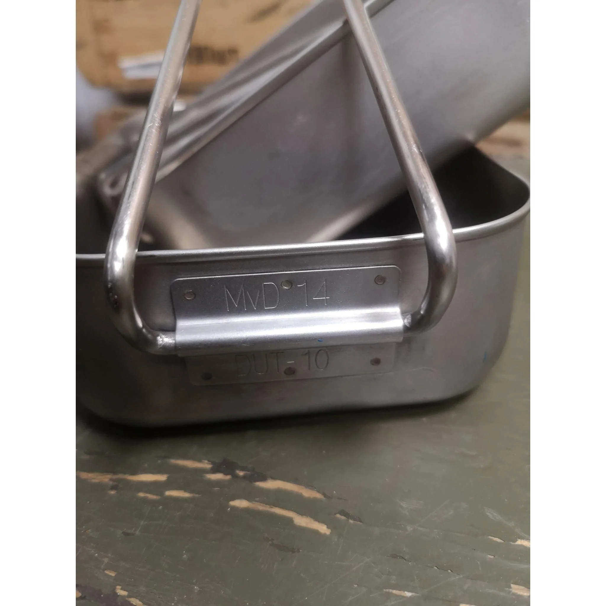 Dutch Army Steel Mess Tins - Image 3