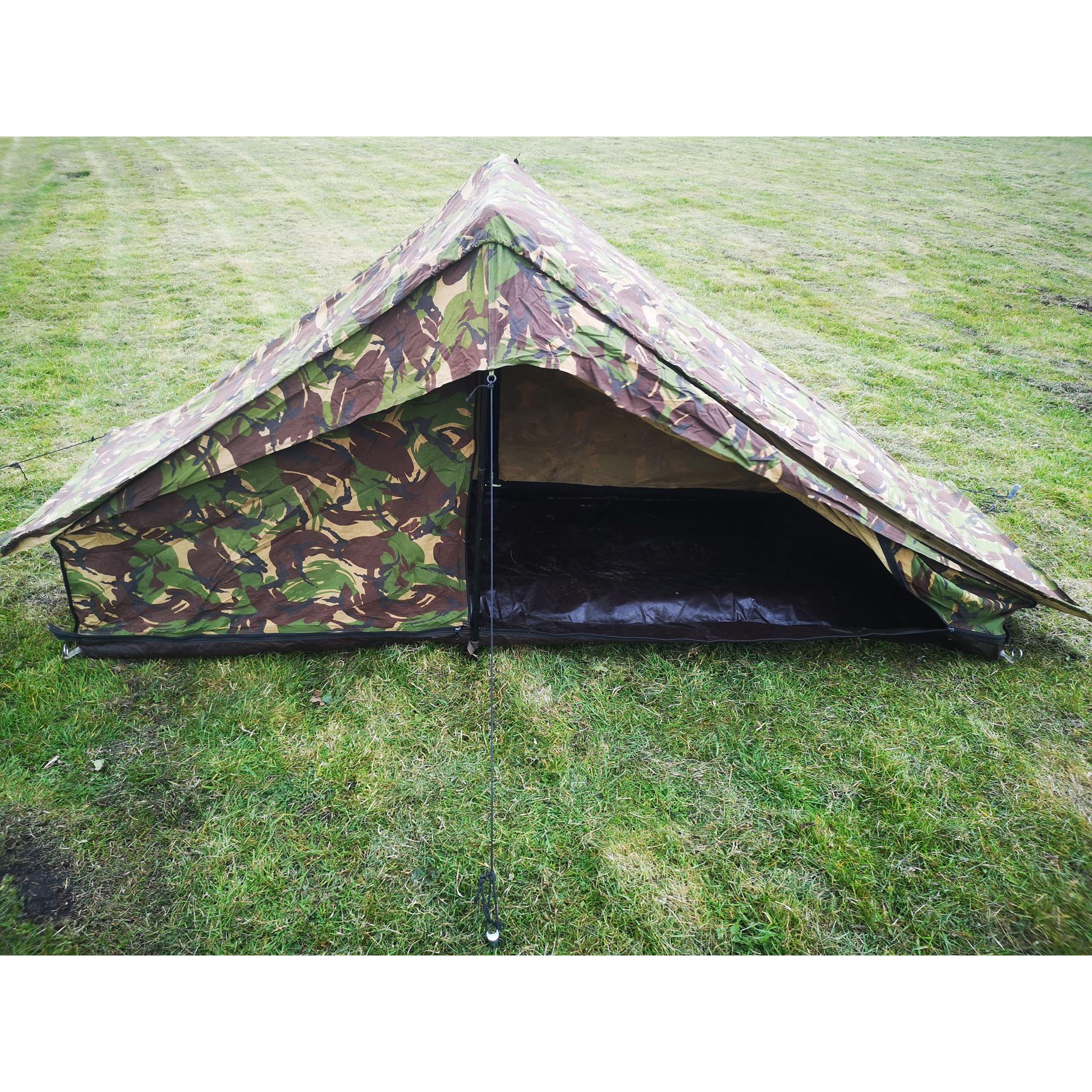 Dutch Army DPM Woodland Tent - Like New
