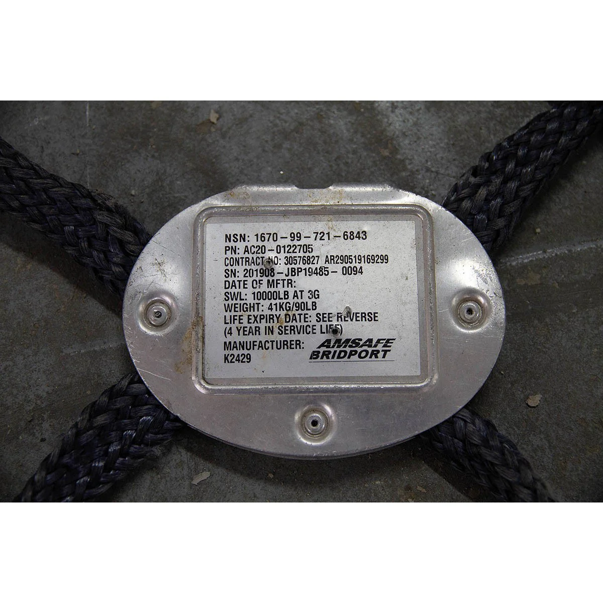 Ex British Military Cargo Net - Amsafe Bridport - Image 6