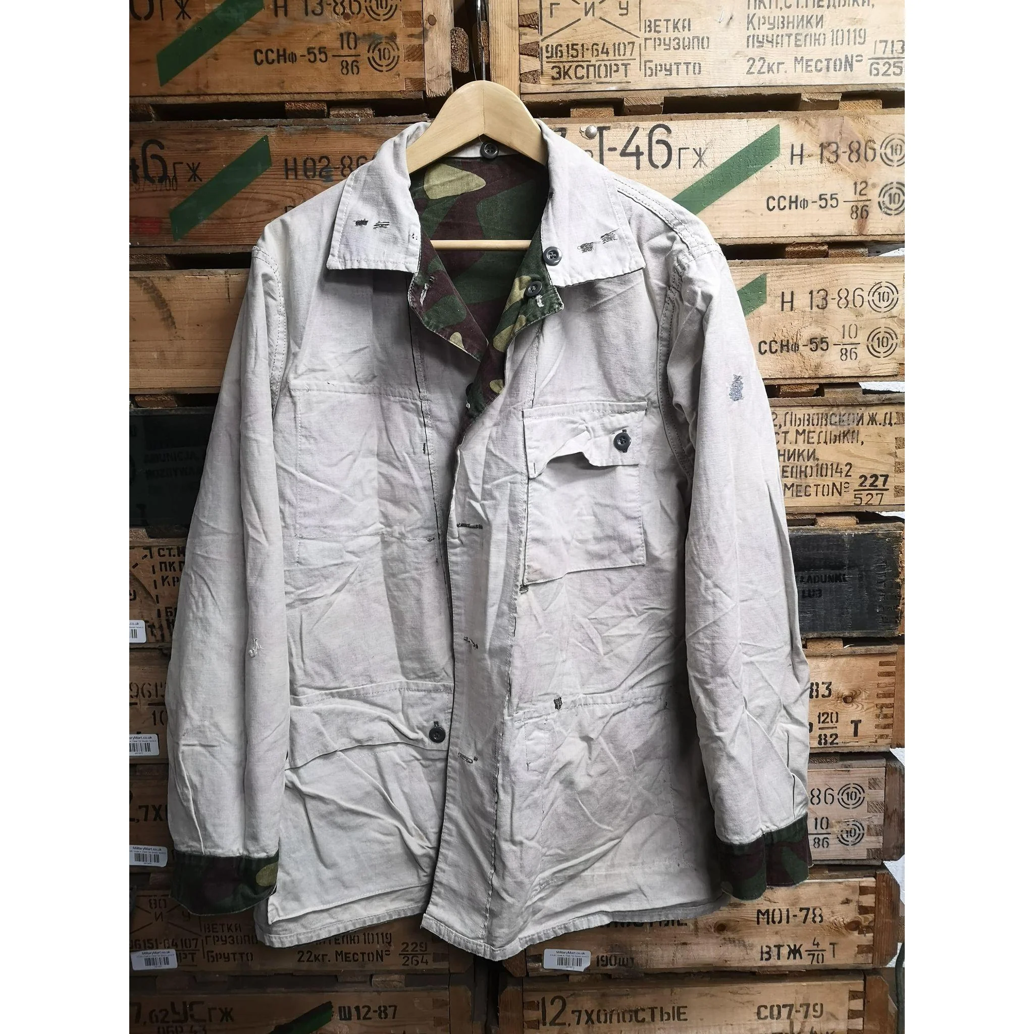 Finnish Army Reversable Camo / White Suit M62 - Image 7