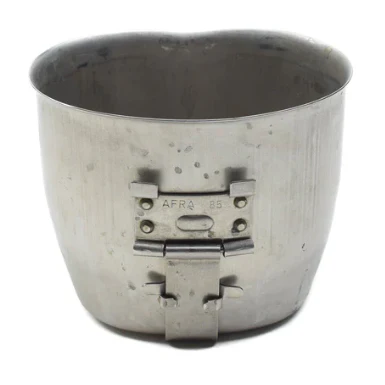 Genuine Austrian / US Army Stainless Steel Canteen Cup - Used Grade A - Image 2
