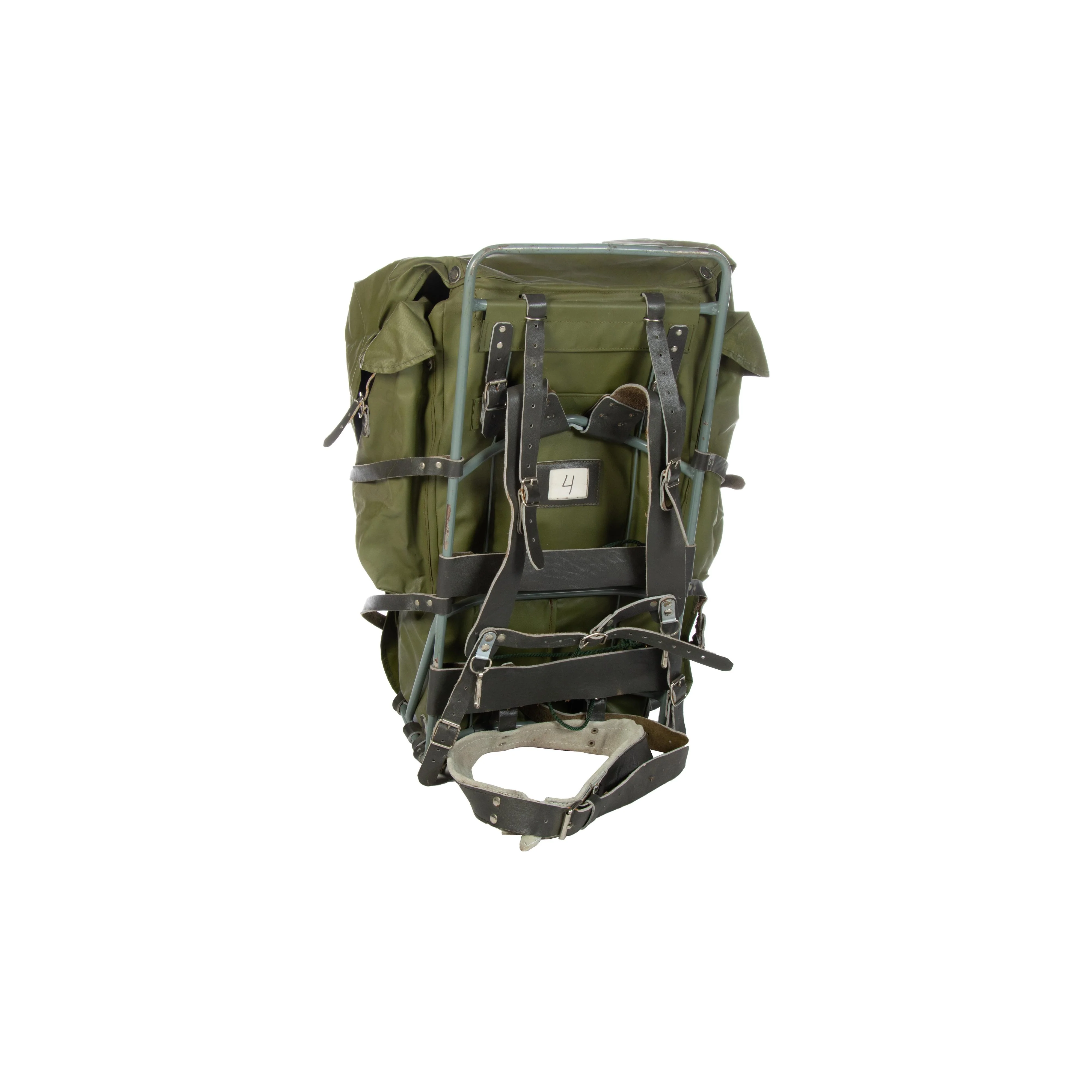 Genuine Finnish Army External Frame Rucksack – 90L Olive - Image 2