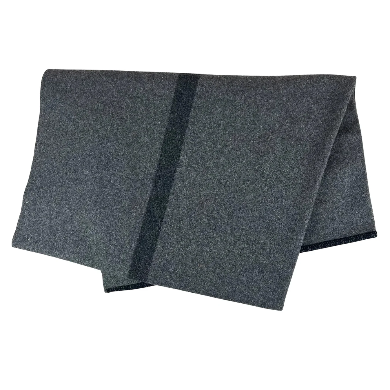 Genuine Romanian Army Grey Wool Blanket – 100% Wool Grade 1 Surplus (Vintage 1980s) - Image 3