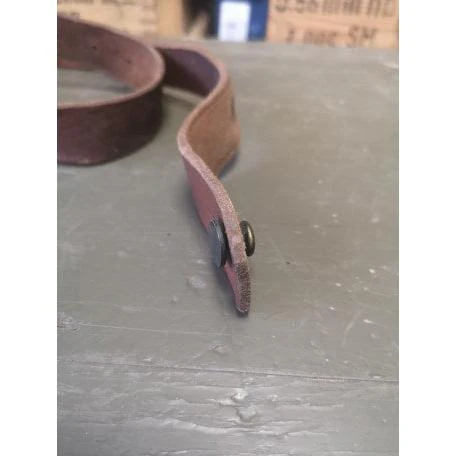 Genuine Swedish Army Mauser M98 / M38 Leather Sling - Image 4