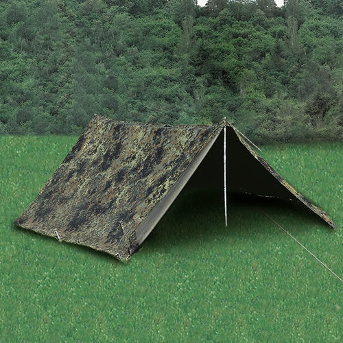 German Army Flecktarn Tent Half - Image 2