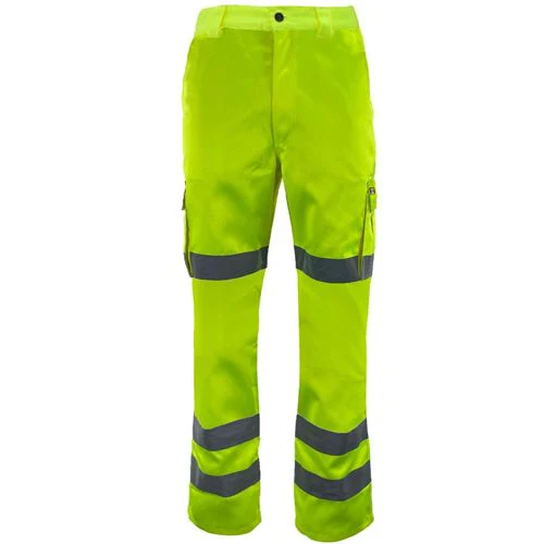 Hi Vis Polycotton Cargo Trousers - HV516 - Image 6