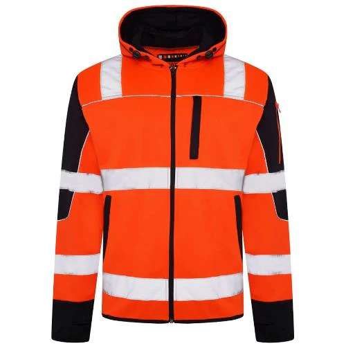 Aviator Hi Vis Zip Hoody AV044 - Image 3