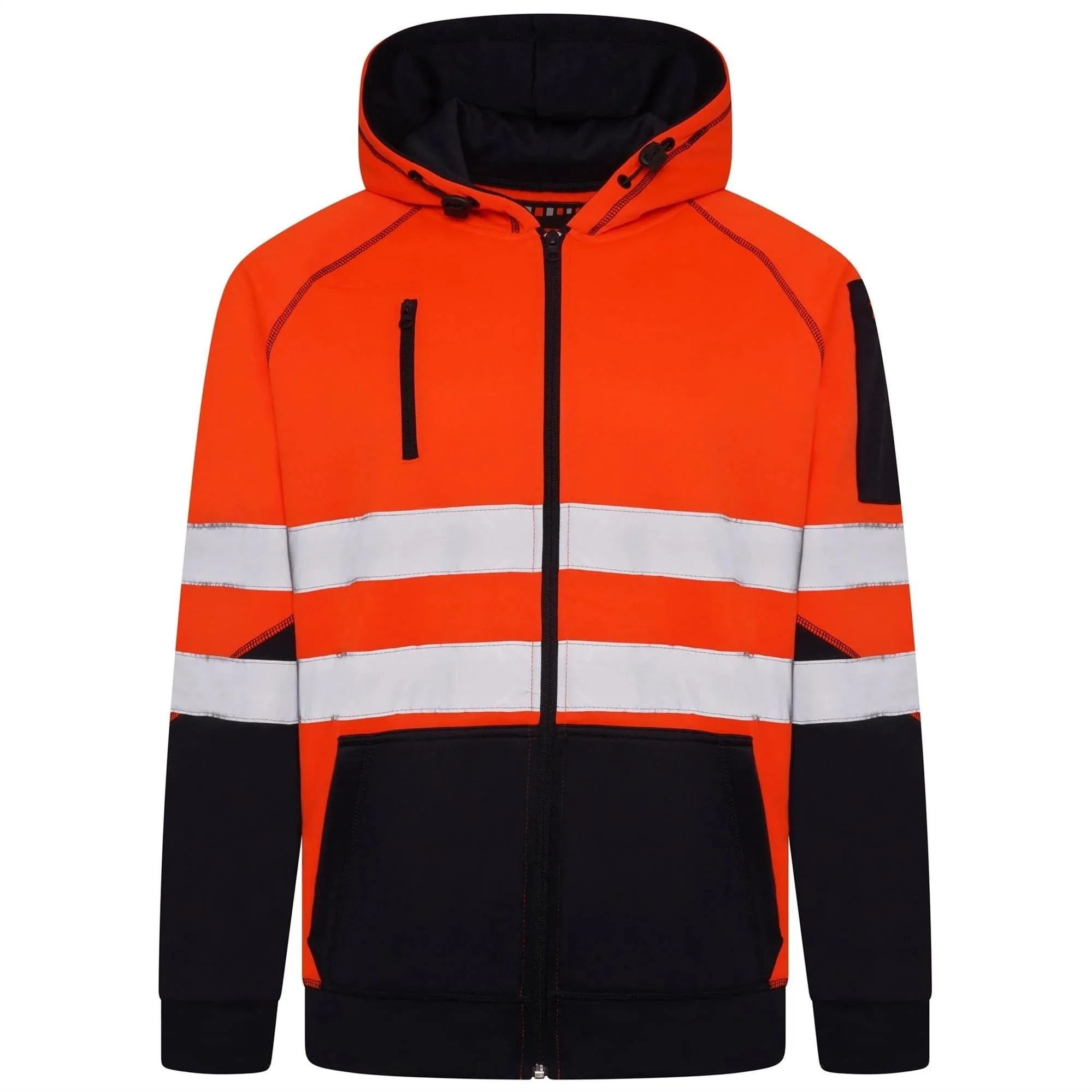 Aviator Hi Vis Zip Hoodie - AV036 - Image 3