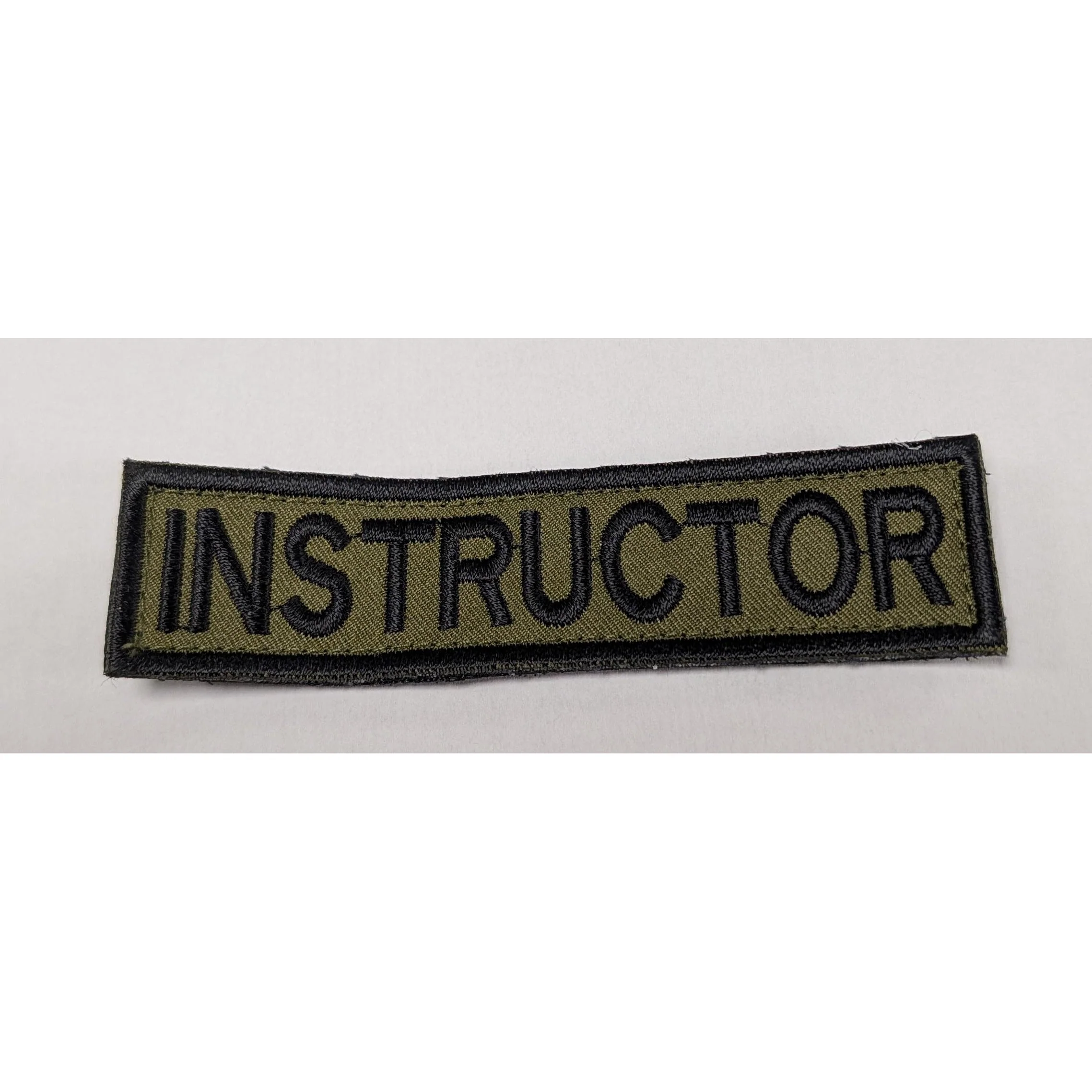 Subdued "INSTRUCTOR" Tactical Patch – Green/Black