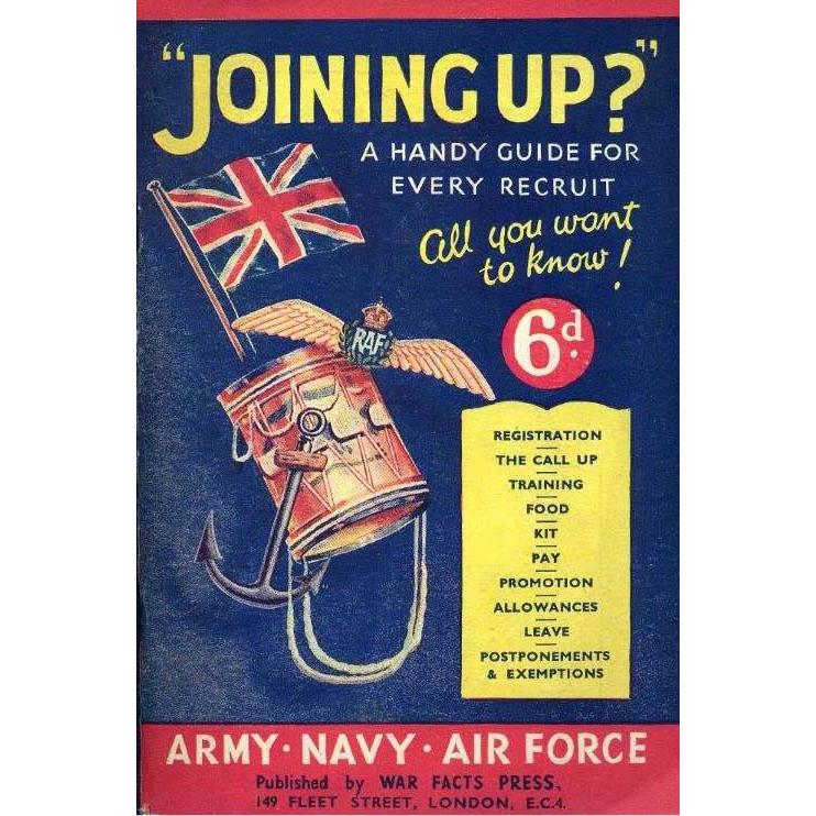 Joining Up Booklet - WWII Tri-Service Recruitment Reproduction