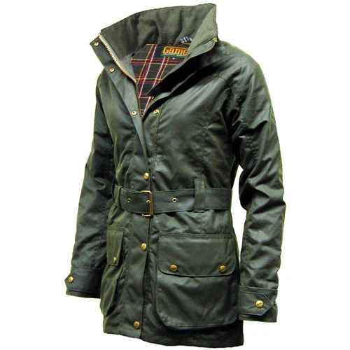 Game Cantrell Padded Antique Waxed Jacket - Image 6