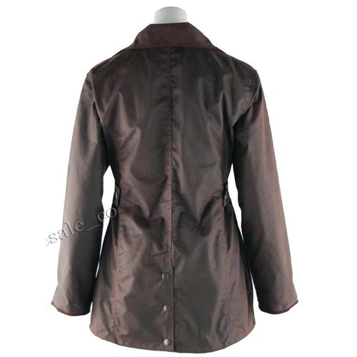 Ladies Game Fitted Antique Wax Jacket - Image 3