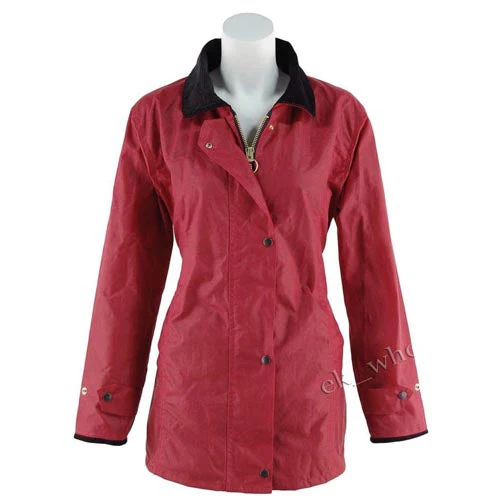 Ladies Game Fitted Antique Wax Jacket - Image 4