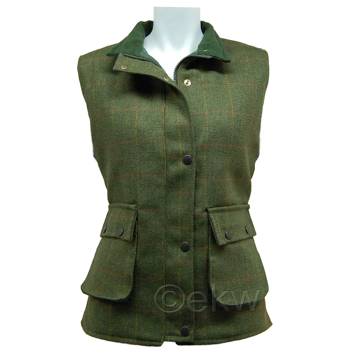 Ladies Game Tweed Gilet - Image 4