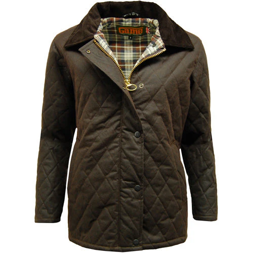 Game Zara Quilted Wax Jacket - Image 2