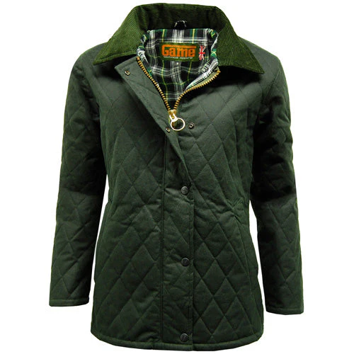 Game Zara Quilted Wax Jacket - Image 4