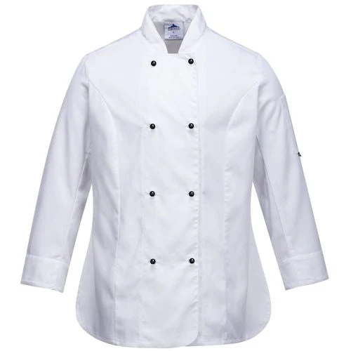 Portwest C837 Rachel Long Sleeved Chefs Jacket - Image 2