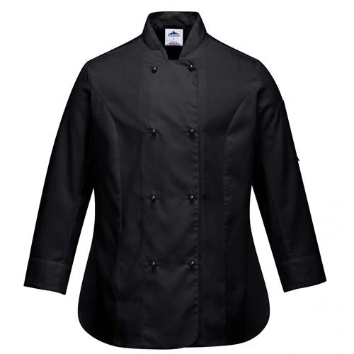 Portwest C837 Rachel Long Sleeved Chefs Jacket - Image 3
