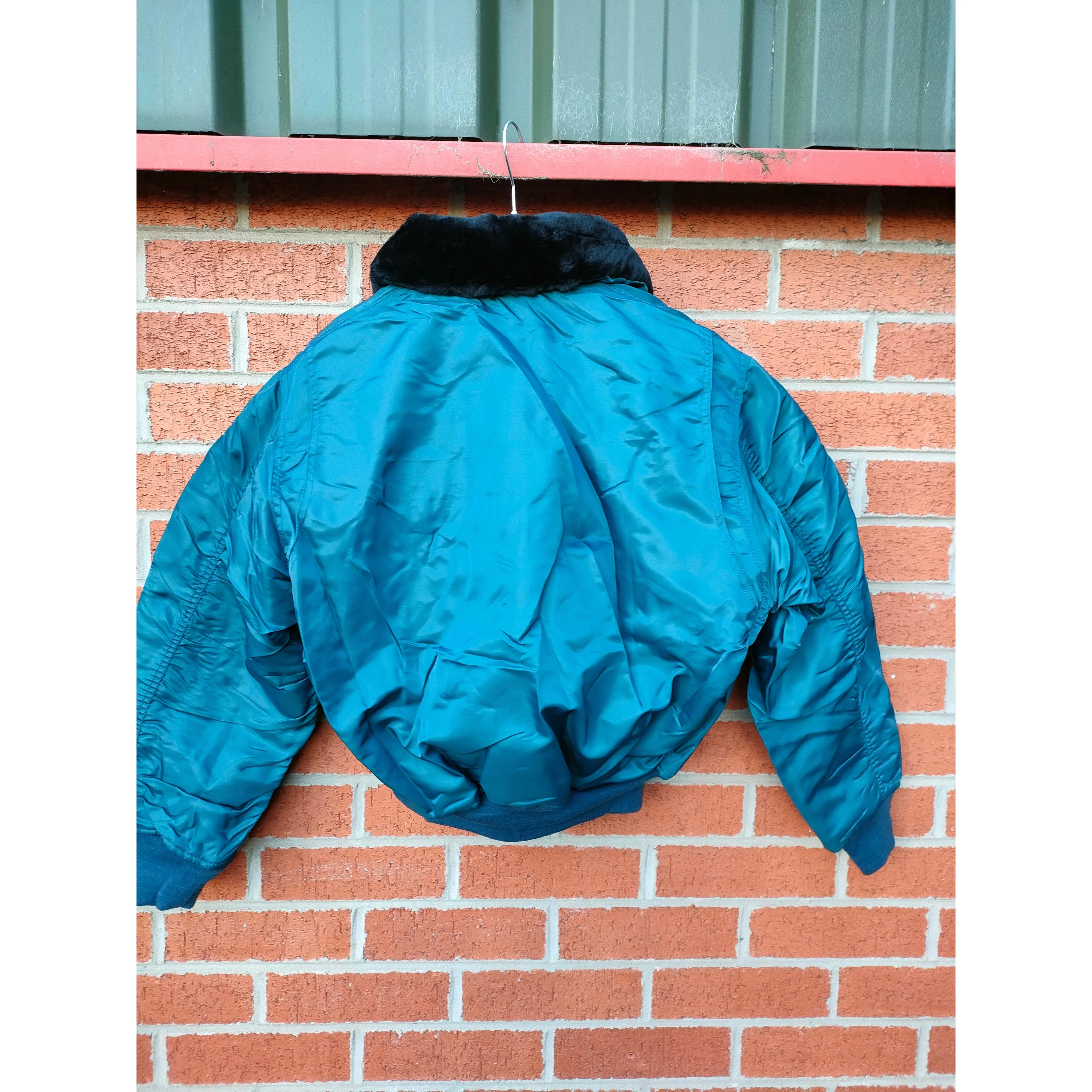 MA2 USAF Flying Bomber Jacket XXS - Blue - Image 2