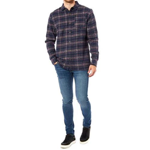 Mens Flannel Check Shirt - Image 2
