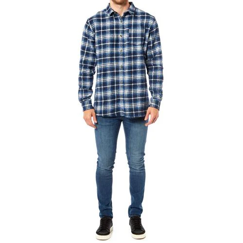 Mens Flannel Check Shirt - Image 3