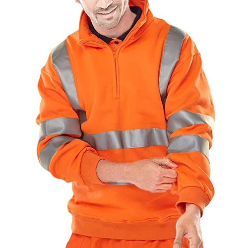 Mens HV102 Workwear 1/4 Zip Top - Image 3