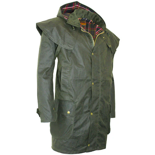 Game Kensington Antique Wax Short Cape - Image 7